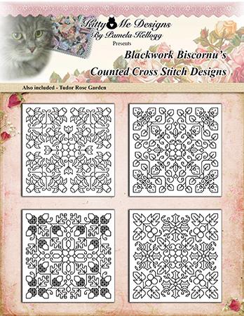 Blackwork Biscornu Ornaments
